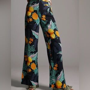 MAEVE Escape Lemon Print Pants, Size 6